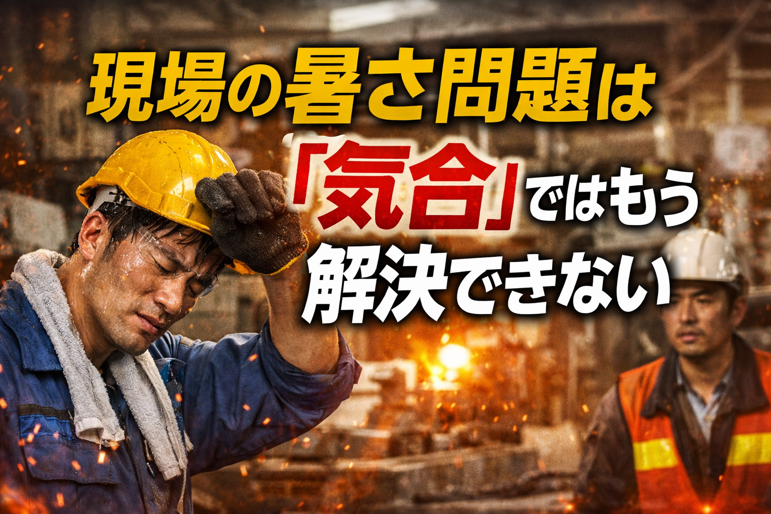 「現場の暑さ問題は「気合」ではもう解決できない」
